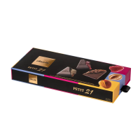 Ассорти мини плиточного шоколада ChocoMe PT21301 Малина, манго, ореховый пралине, 115г.