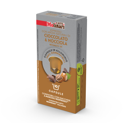 Кофе в капсулах CIOCCOLATO E NOCCIOLA Лесной орех Шоколад (10 шт) Кофе в капсулах CIOCCOLATO E NOCCIOLA Лесной орех Шоколад (10 шт)