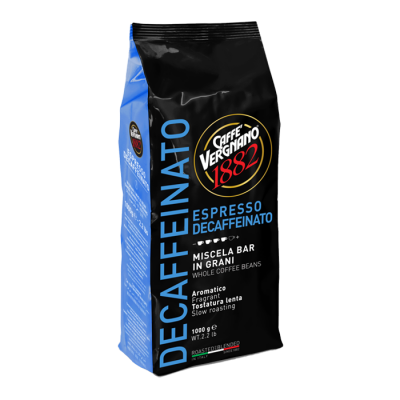 Кофе в зернах Vergnano Decaffeinated 100% Arabica, 1 кг.