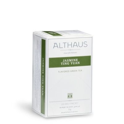 Чай зеленый Althaus Jasminе Ting Yuan пакетики 20x1,75гр. Чай зеленый Althaus Jasminе Ting Yuan пакетики 20x1,75гр.