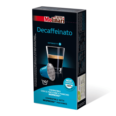 Кофе в капсулах Molinari DECAFFEINATO Декофеинато (10шт)