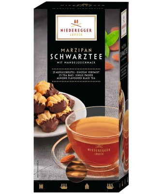 Чай марципановый Niederegger Marzipan Schwarztee, 25x1.75 гр. Чай марципановый Niederegger Marzipan Schwarztee, 25x1.75 гр.