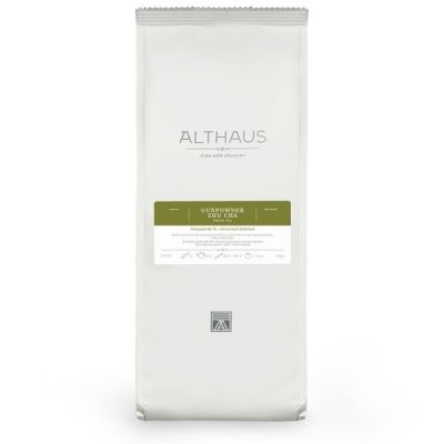 Чай зеленый Althaus Gunpowder Zhu-Cha листовой, 250гр