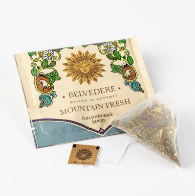 Чай черный Belvedere Moutain Fresh в пирамидках 100x3гр. Чай черный Belvedere Moutain Fresh в пирамидках 100x3гр.