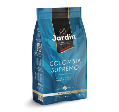 Кофе в зернах Jardin Colombia Supremo, 1 кг