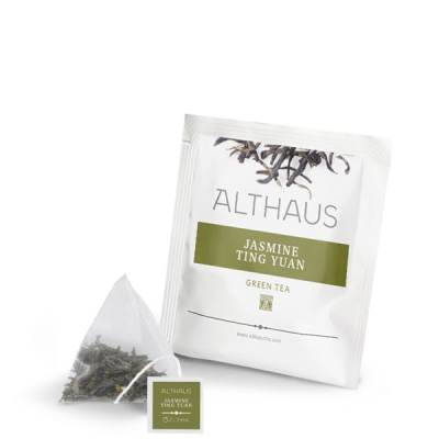 Чай зеленый Althaus Jasmine Ting Yuan в пирамидках 15x2,75гр. Чай зеленый Althaus Jasmine Ting Yuan в пирамидках 15x2,75гр.