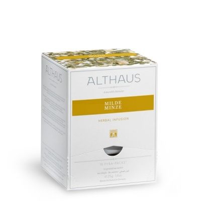 Чай травяной Althaus Milde Minze в пирамидках 15x2,75гр. Чай травяной Althaus Milde Minze в пирамидках 15x2,75гр.